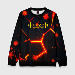 Свитшот детский Horizon Zero Dawn winter, цвет: 3D-черный