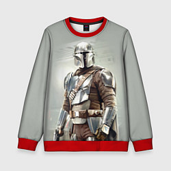 Свитшот детский The Mandalorian - Din Djarin, цвет: 3D-красный
