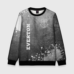 Свитшот детский Everton - grey gradient вертикально, цвет: 3D-черный
