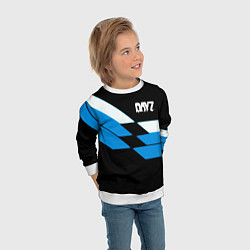 Свитшот детский Dayz geometry steel, цвет: 3D-белый — фото 2