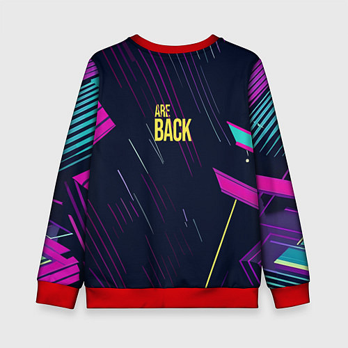 Детский свитшот Восьмидесятые / 3D-Красный – фото 2