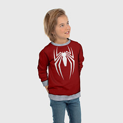 Свитшот детский SpiderMan - logo, цвет: 3D-меланж — фото 2