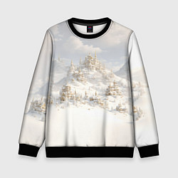 Детский свитшот Снежный древний город