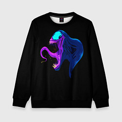 Свитшот детский Venom head, цвет: 3D-черный