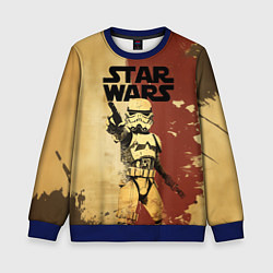 Свитшот детский Звездные войны - клон, цвет: 3D-синий