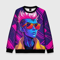 Детский свитшот Неоновый панк