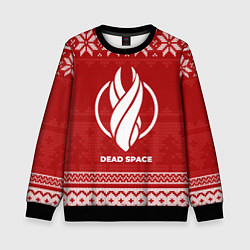 Свитшот детский Новогодний Dead Space, цвет: 3D-черный