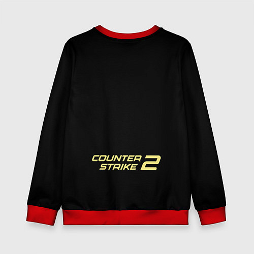 Детский свитшот Counter Strike 2 - stormtrooper / 3D-Красный – фото 2