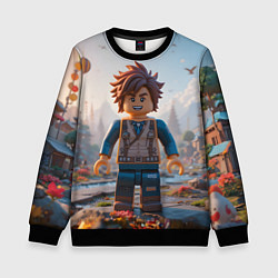 Детский свитшот Роблокс в игровой стране