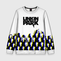Свитшот детский Linkin park human, цвет: 3D-белый