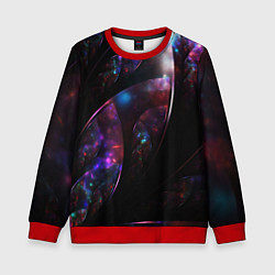 Детский свитшот Неоновая психоделика абстракция