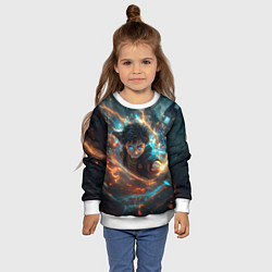 Свитшот детский Гарри Поттер - вихрь магии, цвет: 3D-белый — фото 2