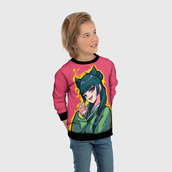 Свитшот детский Монолог фармацевта - Маомао, цвет: 3D-черный — фото 2