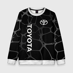 Детский свитшот Toyota - монохромный аква