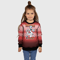 Свитшот детский Аянами Рэй из Евангелион, цвет: 3D-черный — фото 2