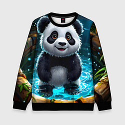 Детский свитшот Панда в колодце