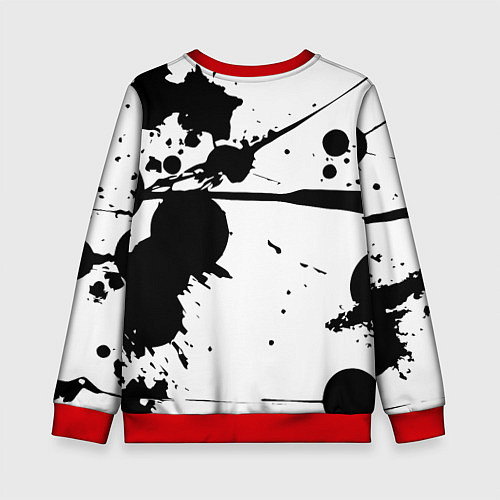 Детский свитшот Art blots - vanguard / 3D-Красный – фото 2