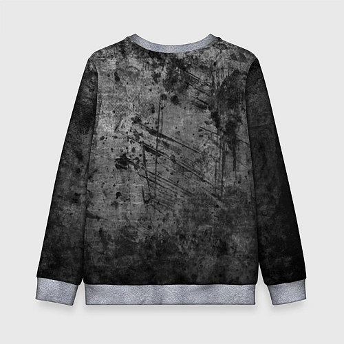 Детский свитшот Абстракция - grunge break / 3D-Меланж – фото 2