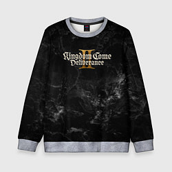 Детский свитшот Kingdom Come Deliverance 2 dark logo