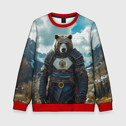 Детский свитшот Воин русский медведь