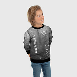 Свитшот детский Genesis - grey gradient вертикально, цвет: 3D-черный — фото 2