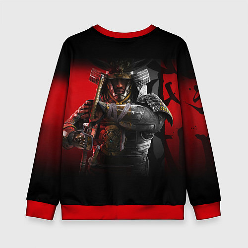 Детский свитшот Ассасинс Крид Тени / 3D-Красный – фото 2