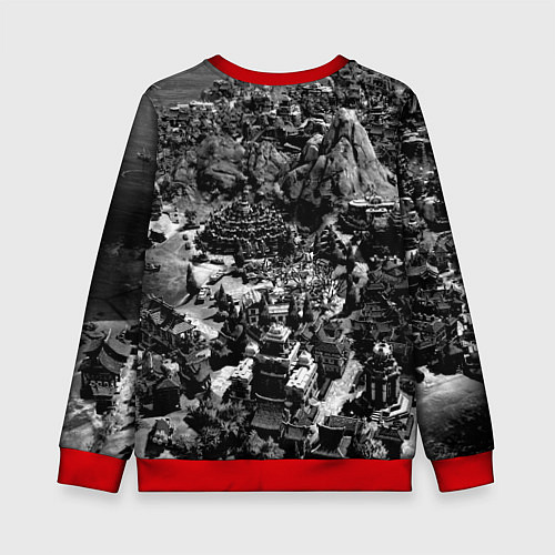 Детский свитшот Civilization VII / 3D-Красный – фото 2