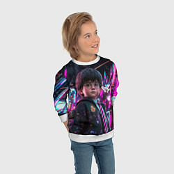 Свитшот детский Гарри Поттер в Америке, цвет: 3D-белый — фото 2