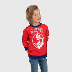 Свитшот детский Абаюнда, цвет: 3D-синий — фото 2