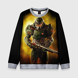 Детский свитшот Doom guy slayer