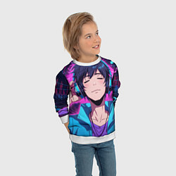 Свитшот детский Любитель музыки, цвет: 3D-белый — фото 2