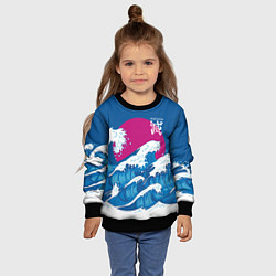 Свитшот детский Корпус бойни демонов - Kisatsutai, цвет: 3D-черный — фото 2