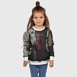 Свитшот детский Spider man night, цвет: 3D-белый — фото 2