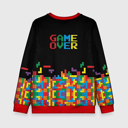 Детский свитшот Game over / 3D-Красный – фото 2
