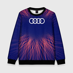 Свитшот детский Audi red energy, цвет: 3D-черный