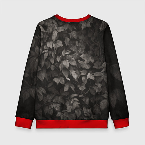 Детский свитшот Внимательный лис / 3D-Красный – фото 2