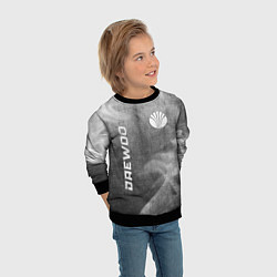 Свитшот детский Daewoo - grey gradient вертикально, цвет: 3D-черный — фото 2