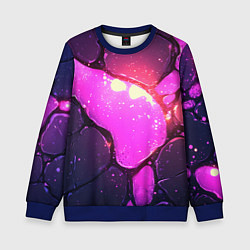 Детский свитшот Розовая текстура разлом плит