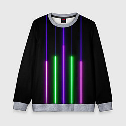 Детский свитшот Color Purple green pink