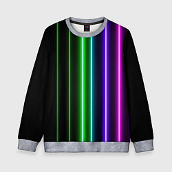 Детский свитшот Neon lines
