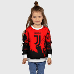 Свитшот детский Ювентус jujym, цвет: 3D-белый — фото 2
