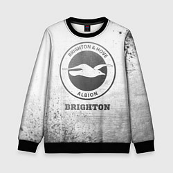 Свитшот детский Brighton - white gradient, цвет: 3D-черный