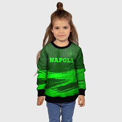 Свитшот детский Napoli - green gradient посередине, цвет: 3D-черный — фото 2