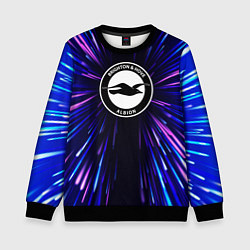 Свитшот детский Brighton neon energy, цвет: 3D-черный