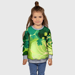 Свитшот детский Вдохновленный природой, цвет: 3D-меланж — фото 2