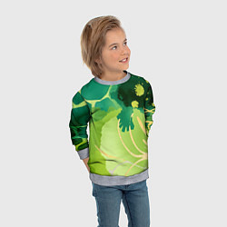 Свитшот детский Вдохновленный природой, цвет: 3D-меланж — фото 2