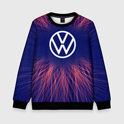 Свитшот детский Volkswagen red energy, цвет: 3D-черный