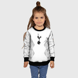 Свитшот детский Tottenham white poly, цвет: 3D-черный — фото 2