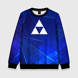Детский свитшот Zelda blue poly