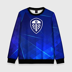 Детский свитшот Leeds United blue poly